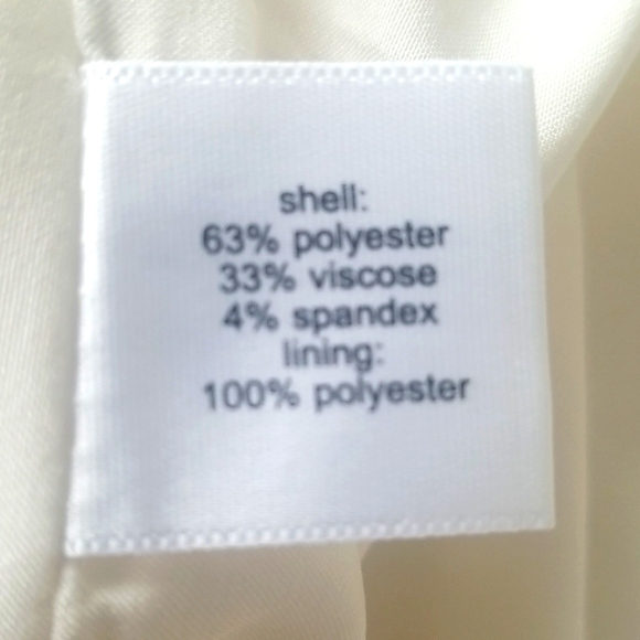 The Limited Luxe Collection Drew Fit Boot Cut Cream Dress Pants Size 0 - Picture 9 of 10